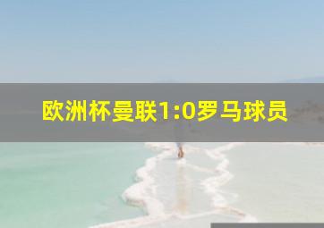 欧洲杯曼联1:0罗马球员