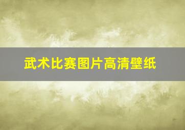 武术比赛图片高清壁纸