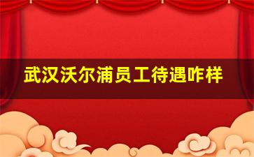 武汉沃尔浦员工待遇咋样