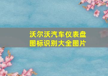 沃尔沃汽车仪表盘图标识别大全图片