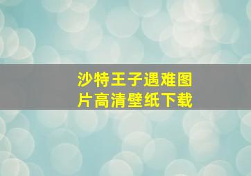 沙特王子遇难图片高清壁纸下载