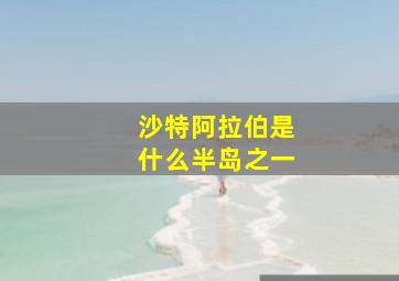 沙特阿拉伯是什么半岛之一