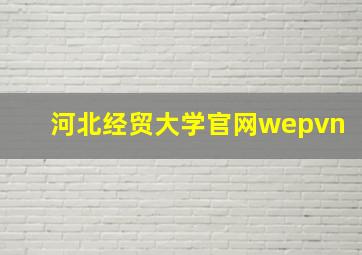 河北经贸大学官网wepvn