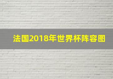 法国2018年世界杯阵容图