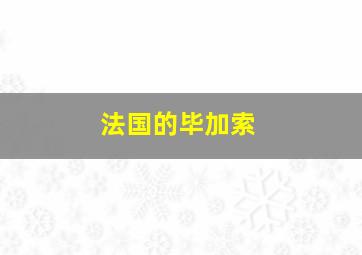 法国的毕加索