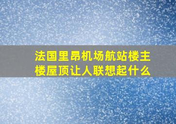 法国里昂机场航站楼主楼屋顶让人联想起什么