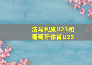 法马利康U23和葡萄牙体育U23