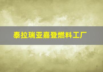 泰拉瑞亚嘉登燃料工厂