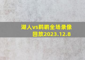 湖人vs鹈鹕全场录像回放2023.12.8