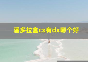 潘多拉盒cx有dx哪个好