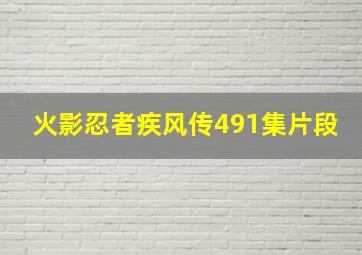 火影忍者疾风传491集片段