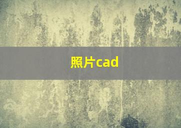 照片cad