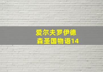 爱尔夫罗伊德森圣国物语14