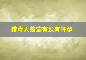 猎毒人楚莹有没有怀孕