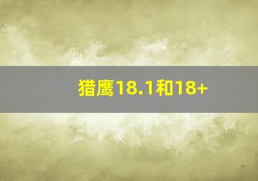 猎鹰18.1和18+