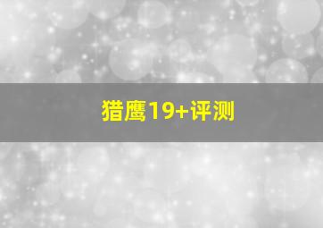 猎鹰19+评测