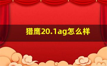 猎鹰20.1ag怎么样