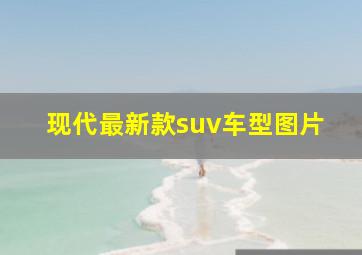 现代最新款suv车型图片