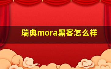 瑞典mora黑客怎么样