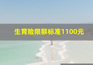 生育险限额标准1100元