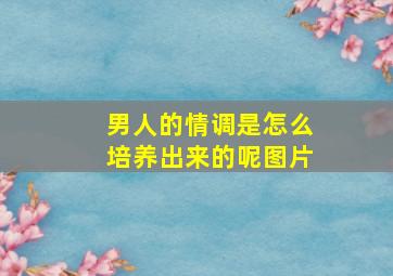 男人的情调是怎么培养出来的呢图片