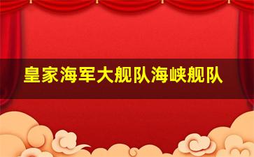 皇家海军大舰队海峡舰队