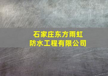 石家庄东方雨虹防水工程有限公司