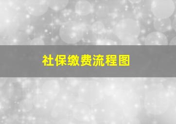 社保缴费流程图