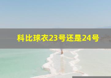 科比球衣23号还是24号