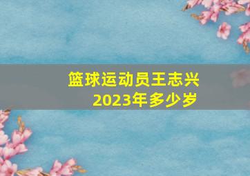 篮球运动员王志兴2023年多少岁