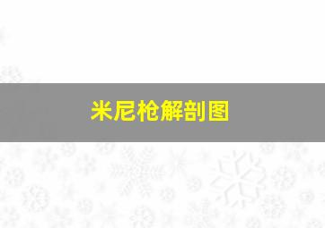 米尼枪解剖图