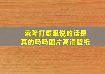 索隆打鹰眼说的话是真的吗吗图片高清壁纸