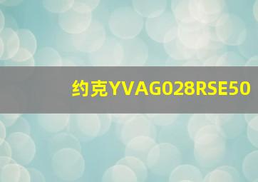 约克YVAG028RSE50