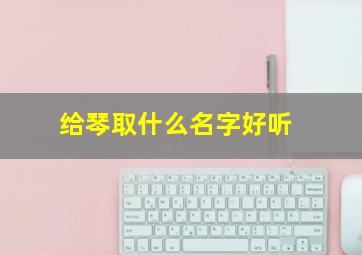 给琴取什么名字好听