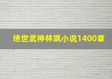 绝世武神林飒小说1400章