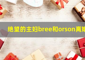 绝望的主妇bree和orson离婚