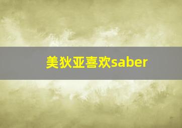 美狄亚喜欢saber