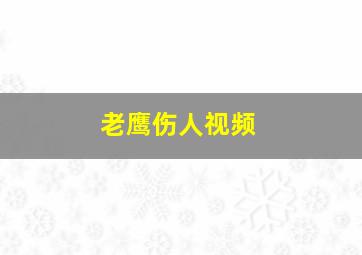 老鹰伤人视频