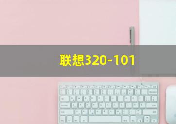 联想320-101