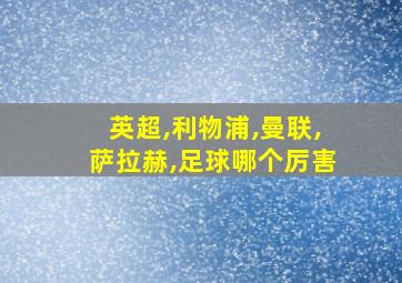 英超,利物浦,曼联,萨拉赫,足球哪个厉害