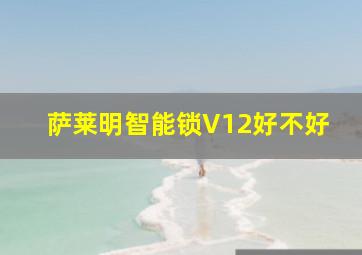 萨莱明智能锁V12好不好