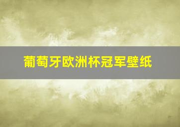 葡萄牙欧洲杯冠军壁纸