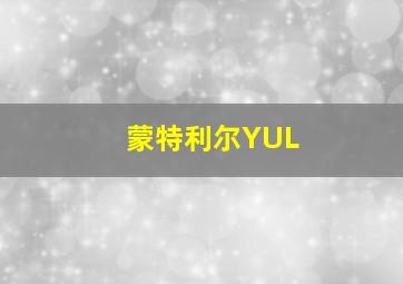 蒙特利尔YUL