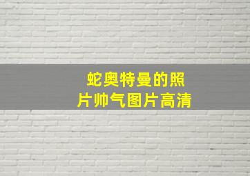 蛇奥特曼的照片帅气图片高清