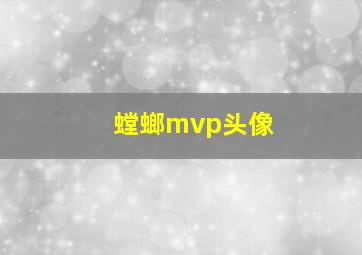 螳螂mvp头像