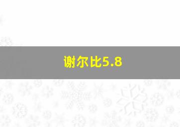 谢尔比5.8