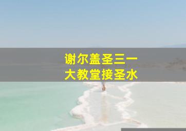 谢尔盖圣三一大教堂接圣水