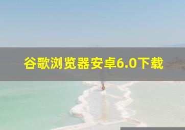 谷歌浏览器安卓6.0下载