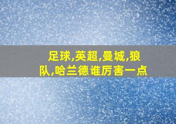 足球,英超,曼城,狼队,哈兰德谁厉害一点