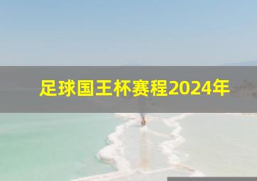 足球国王杯赛程2024年